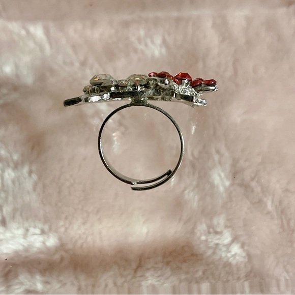 Hello Kitty Crystal Encrusted Head Adjustable Ring - NWOT - Picture 4 of 5